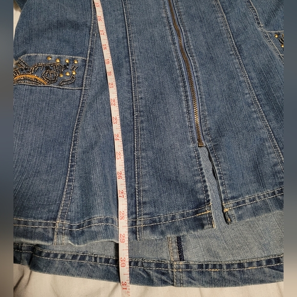 Blue Bayou Jean Jacket size Large NWT - Picture 5 of 7
